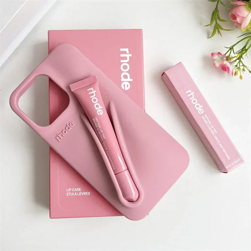 NEW Autumn Edition Rhode Lipstick Soft Phone Case For iPhone 12 11 13 14 16 15 Pro Max Plus Silicone With Box And Lipstick Cover