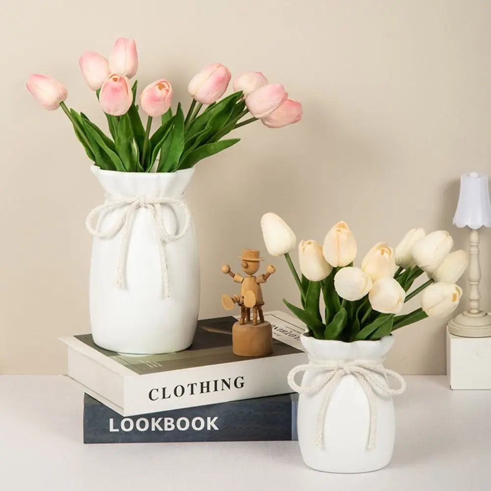 Ivory Knot Vase