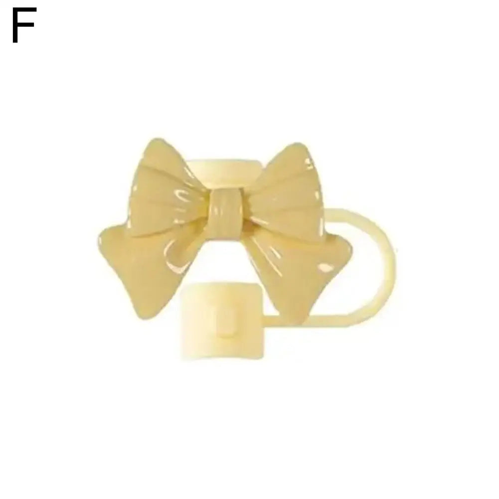 Bow Straw Cap Covers Toppers Silicone Accessories For Stanley Cups 30&40 Oz Tumbler And With 1pc Protective Boot ﻿