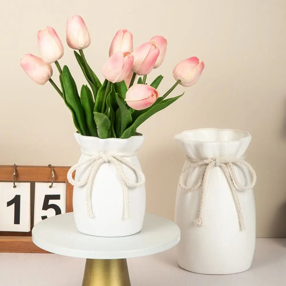 Ivory Knot Vase