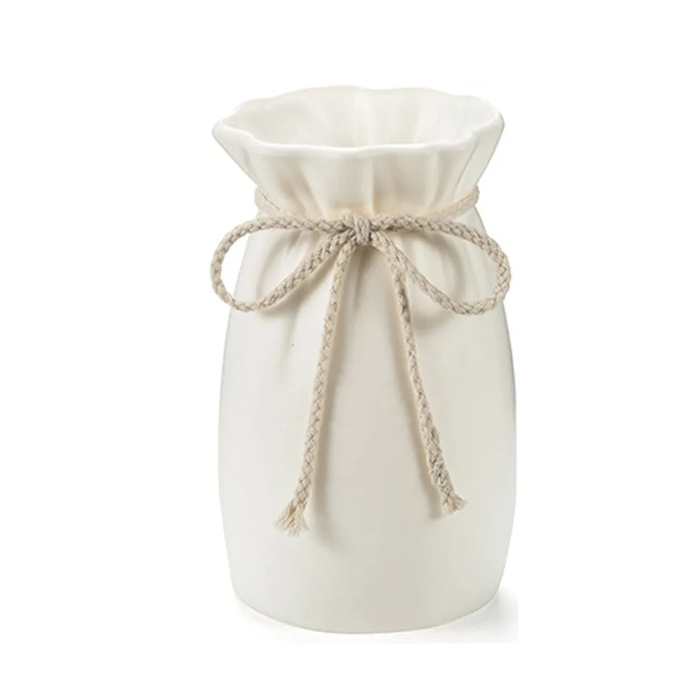 Ivory Knot Vase