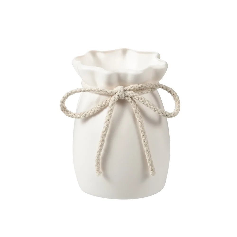 Ivory Knot Vase
