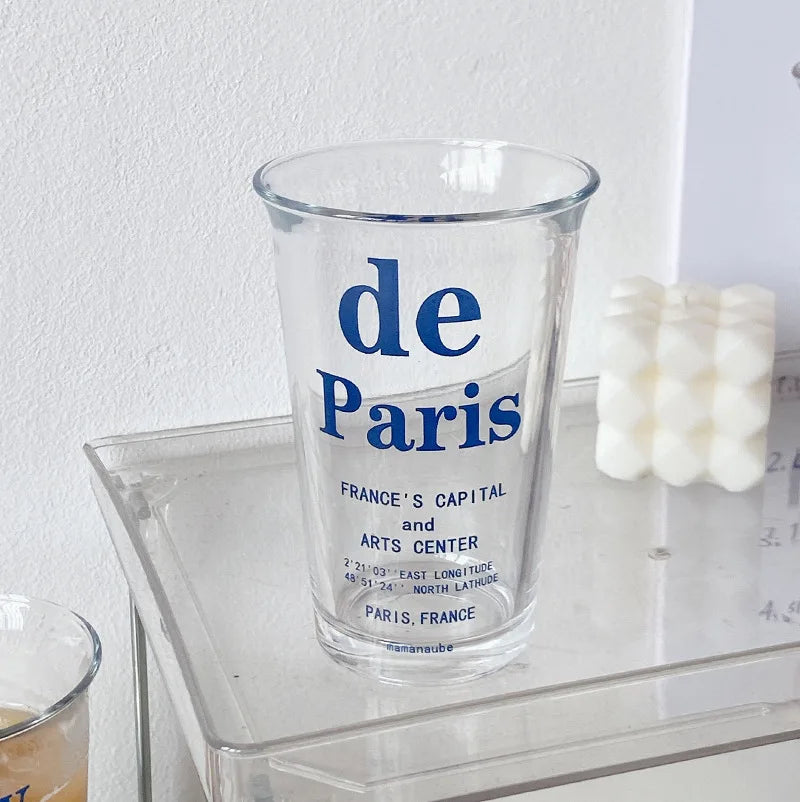 350ML Coffee Cups Clear Coffee Mugs Espresso Cups Perfect Glass Mugs for Tea Hot Beverage Latte Espresso Ideal Gift for Friends