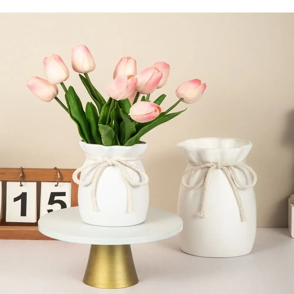Ivory Knot Vase