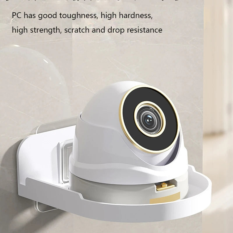 Punch-Free Security Surveillance Camera Stand New Traceless Wall-Mounted Bracket Home Self-Adhesive Drill-free Fixer 1pcs