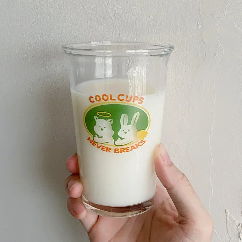 350ML Coffee Cups Clear Coffee Mugs Espresso Cups Perfect Glass Mugs for Tea Hot Beverage Latte Espresso Ideal Gift for Friends
